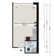 23 m² Studio with Shared Roof Terrace - Image 6