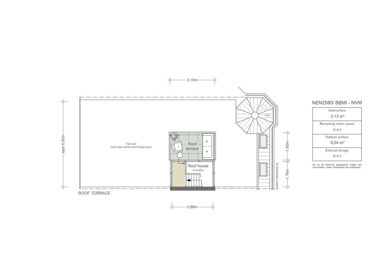 168 m² dubbel bovenhuis met dakterras - Afbeelding 4