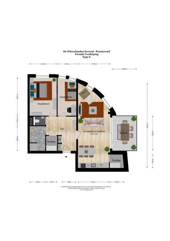 Modern appartement met parkeerplaats nabij centrum Purmerend - Afbeelding 22