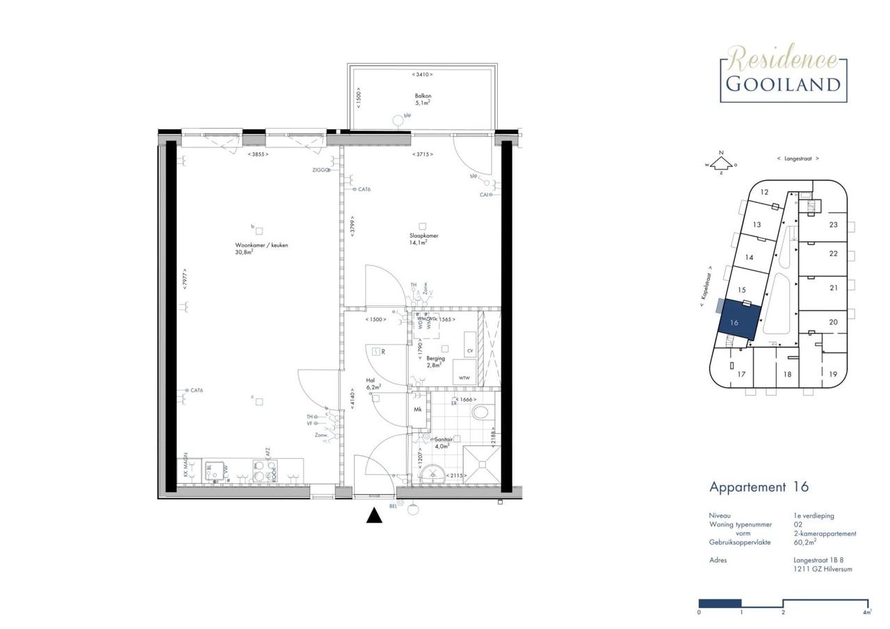 60 m² appartement in hartje Hilversum - Afbeelding 13