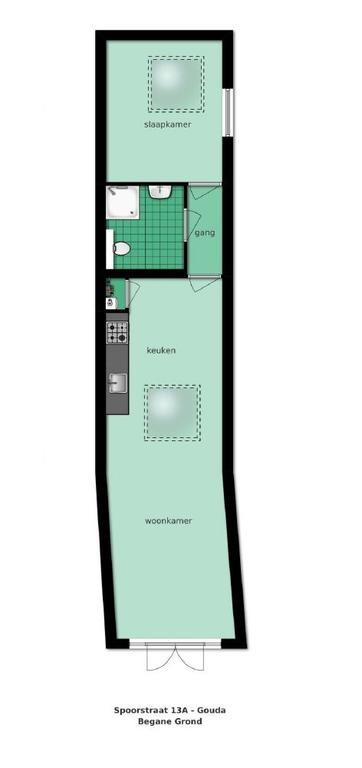 50 m² appartement bij station Gouda - Afbeelding 20