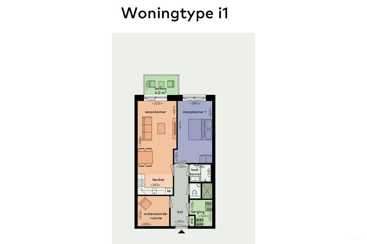 Licht A++ appartement op de 11e verdieping - Afbeelding 2