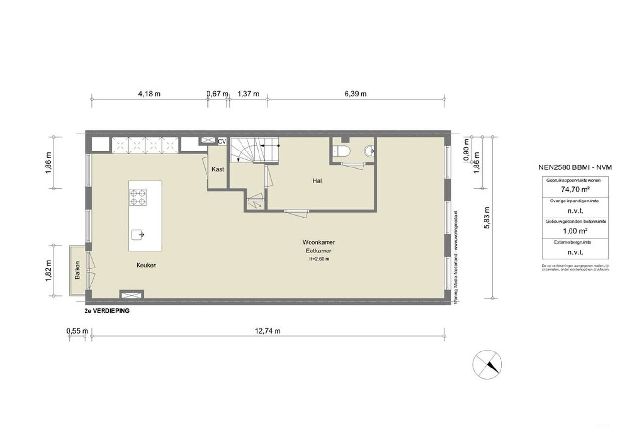Gerenoveerd dubbel bovenhuis van 143 m² in De Pijp - Afbeelding 3