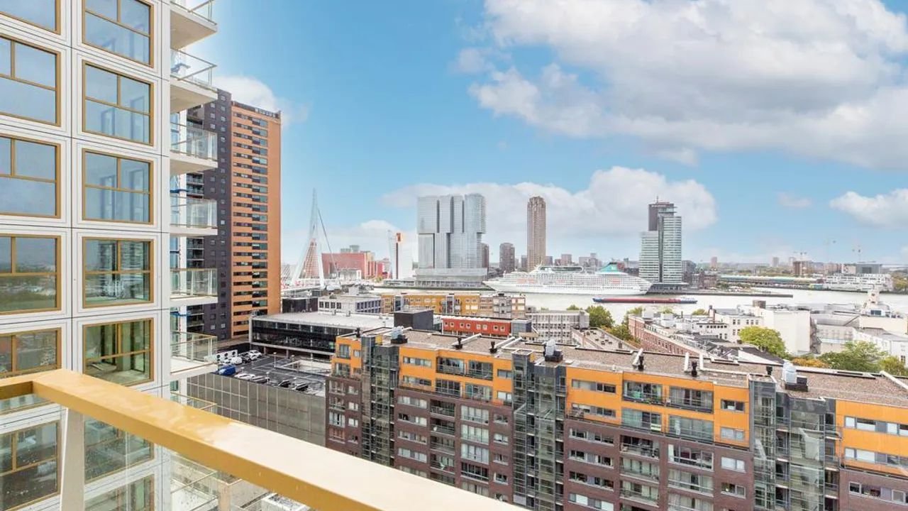 2-kamer appartement in de Zalmhaven met Maas-uitzicht - Afbeelding 3