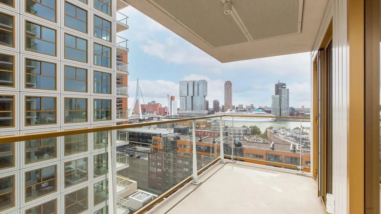 2-kamer appartement in de Zalmhaven met Maas-uitzicht - Afbeelding 13