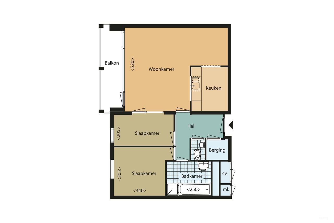 67 m2 appartement met balkon in Tilburg - Afbeelding 16