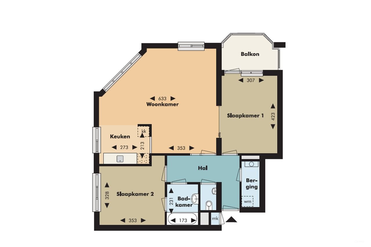 3-room apartment with balcony - Image 17