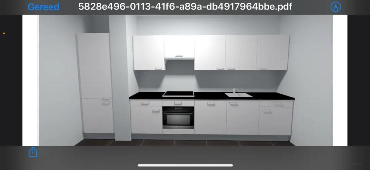 90 m² woonruimte met balkon en werkkamer - Afbeelding 4