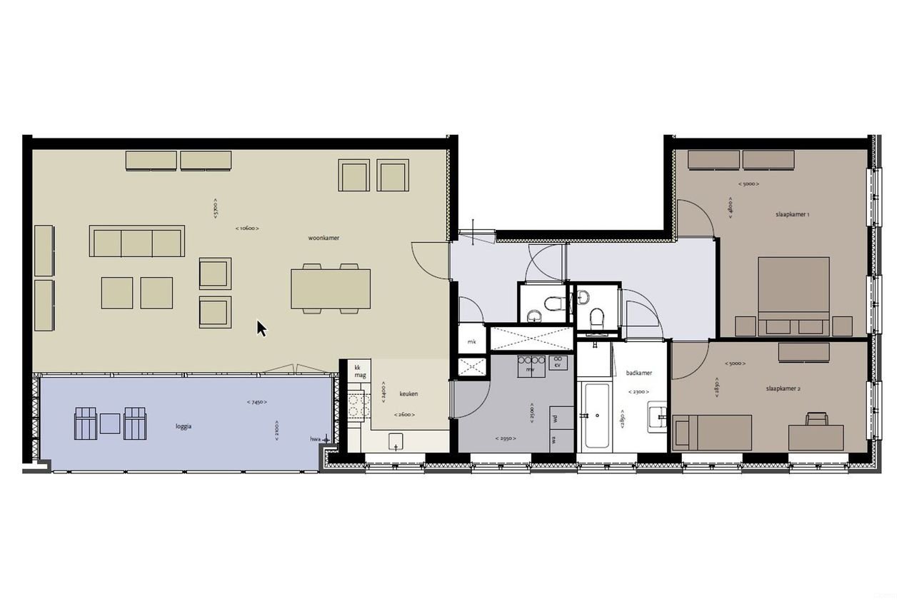 132 m² with sunny balcony - Image 2