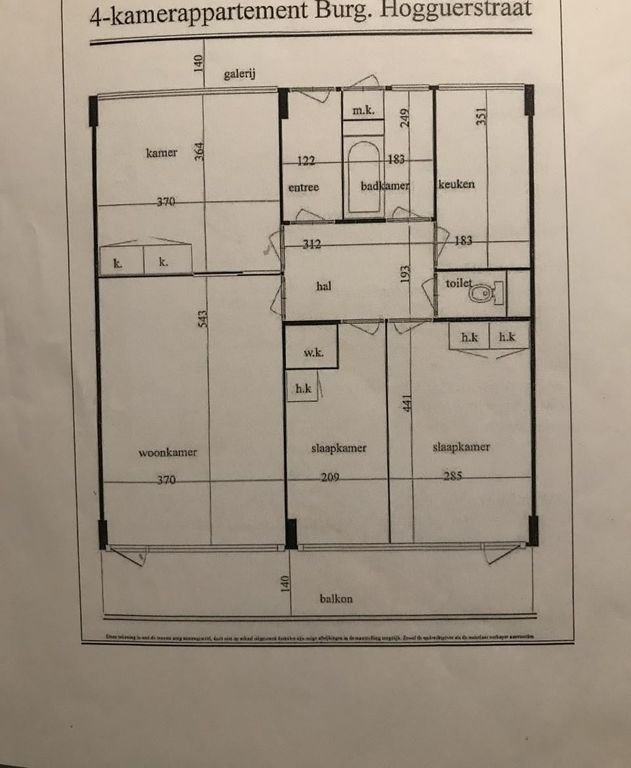 Licht 4-kamerappartement met balkon - Afbeelding 18