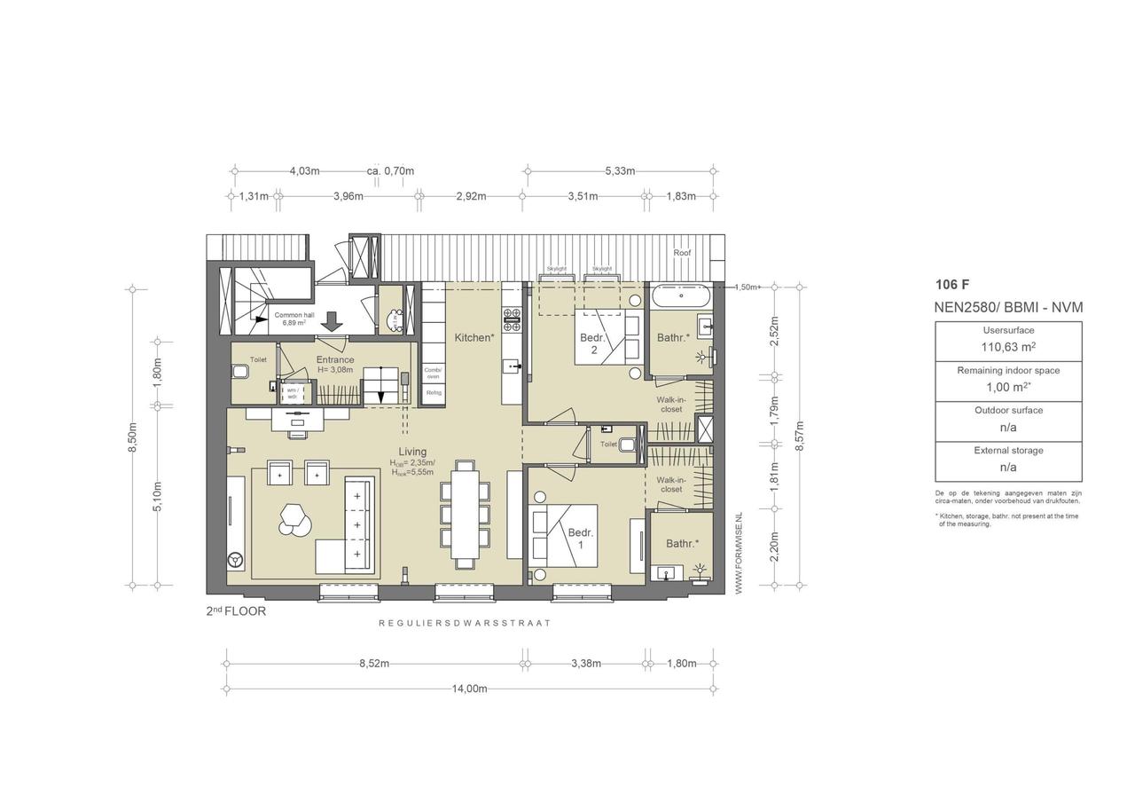 111 m² with 2 suites in the heart of the city - Image 2