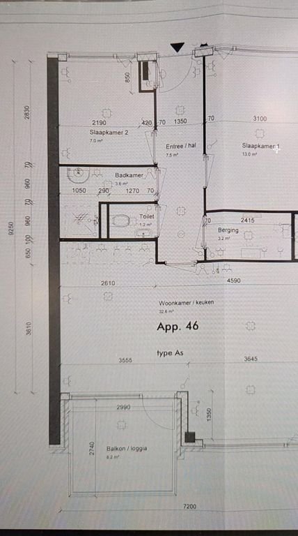 Licht 3-kamerappartement met balkon - Afbeelding 12