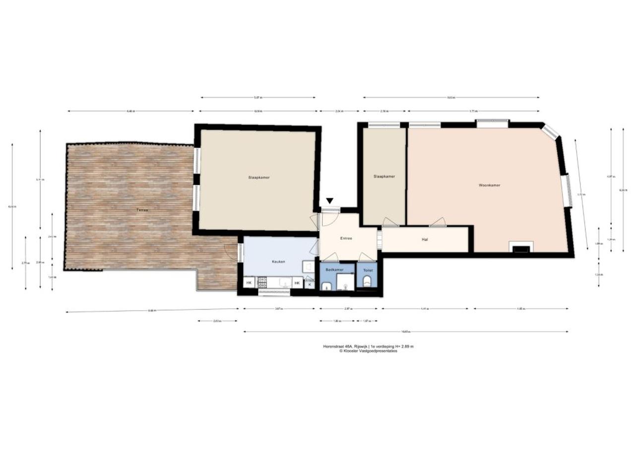 116 m² hoekappartement met groot terras - Afbeelding 25
