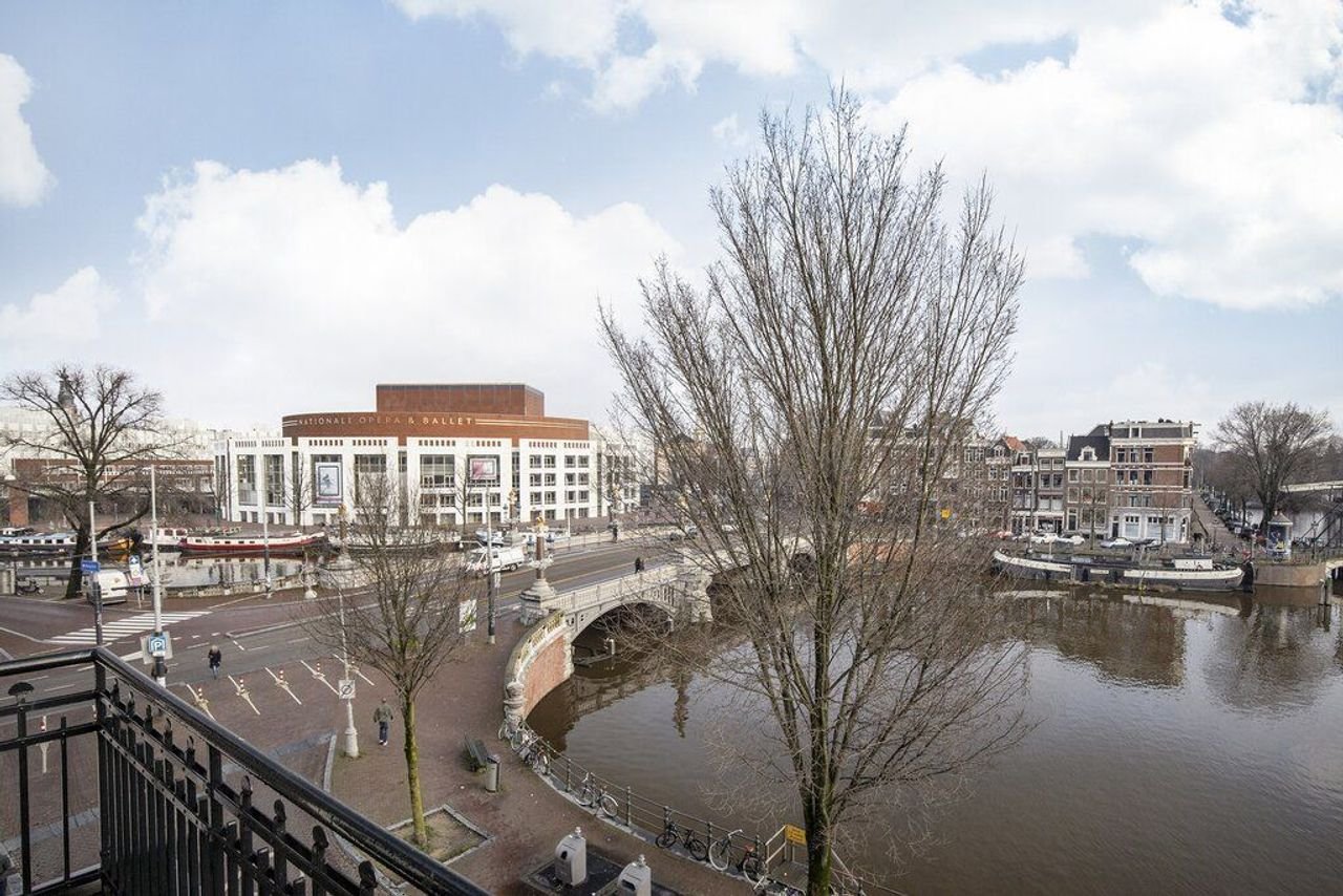 Uitzicht over Amstel vanaf je balkon - Afbeelding 1