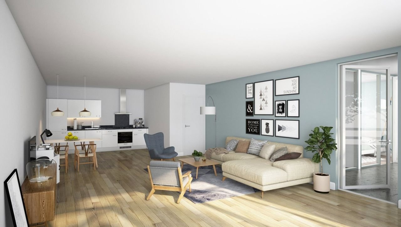 87 m2 appartement met balkon - Afbeelding 1