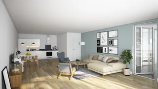 87 m2 appartement met balkon