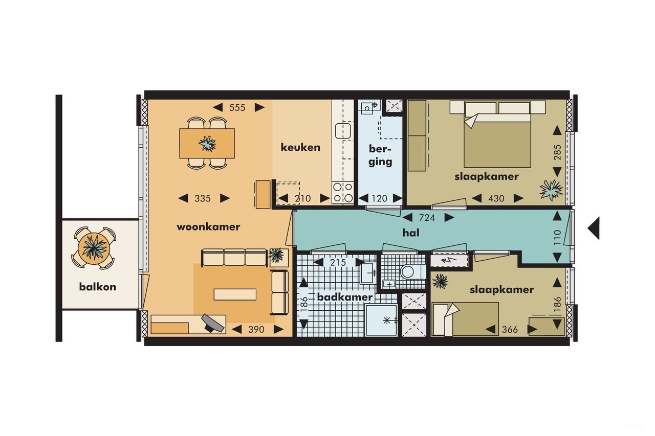 3-kamer appartement in Getsewoud - Afbeelding 2