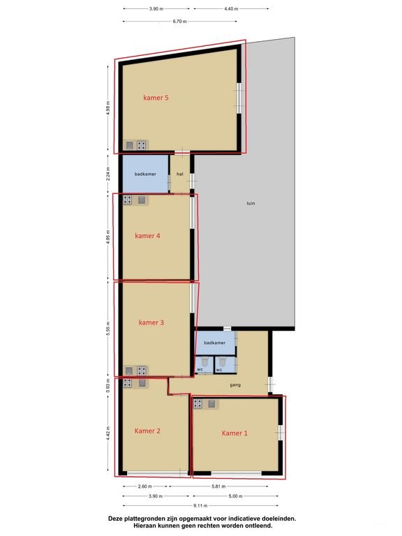 Furnished studio in the heart of Sint Jansteen - Image 14
