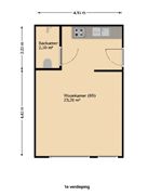 Zuinige studio in hartje Groningen - Afbeelding 8