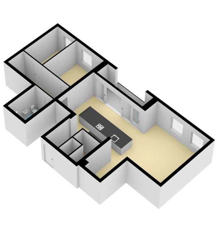 100 m² appartement aan het water in Houthaven - Afbeelding 18