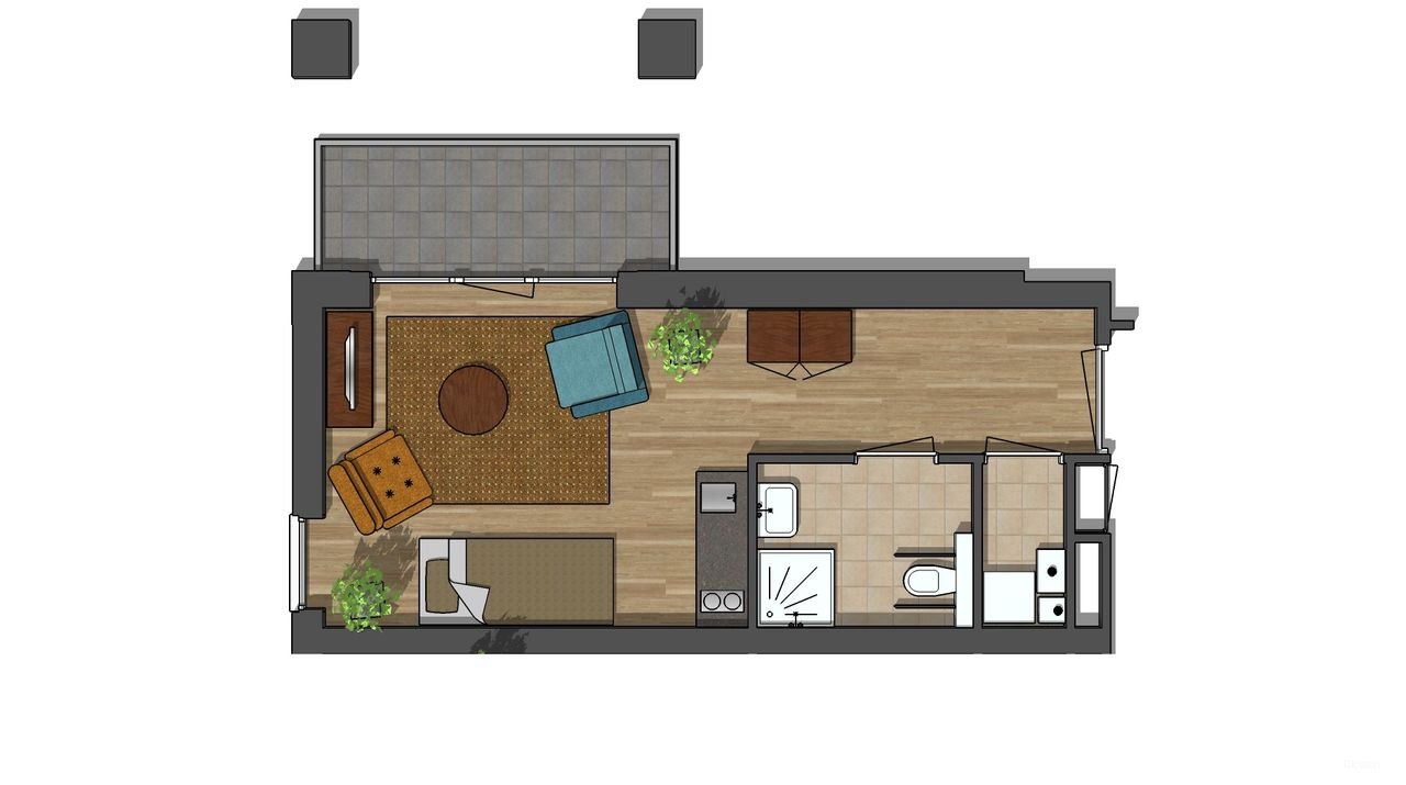 Studio van 35 m2 voor 50-plussers - Afbeelding 10