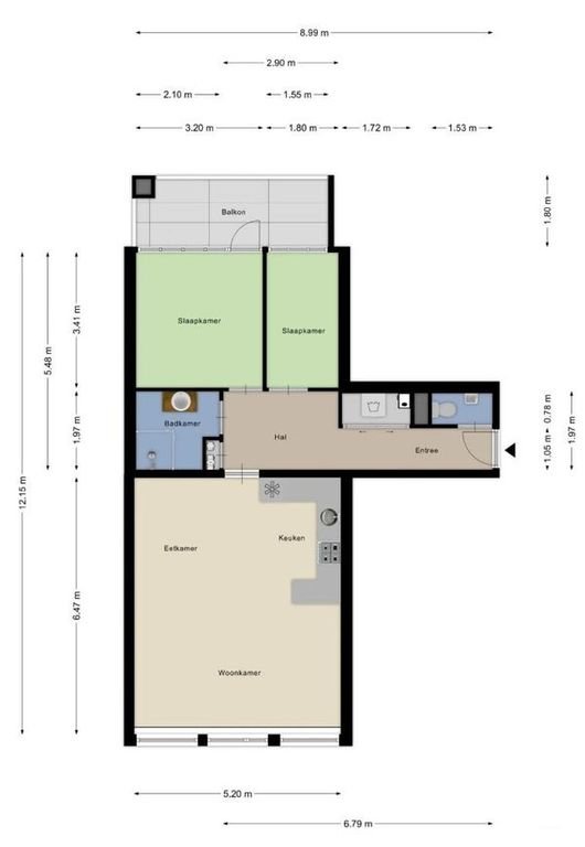 Gemeubileerd appartment met balkon en parkeerplek in centrum Den Bosch - Afbeelding 17