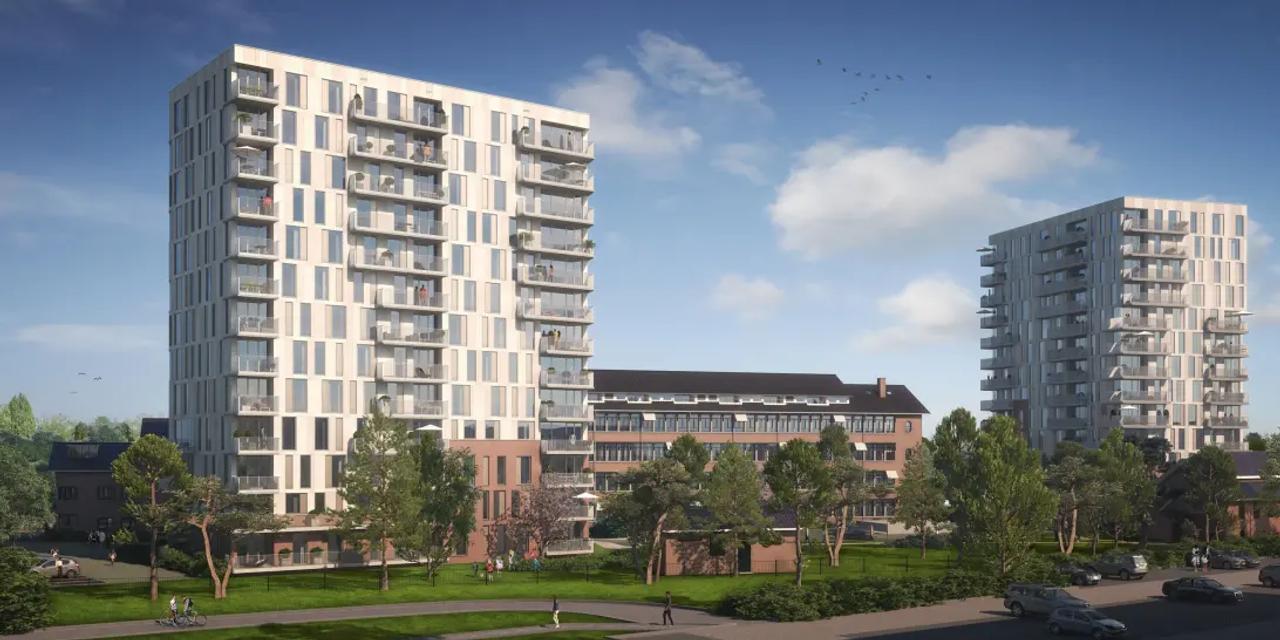 2-kamer appartement met balkon in Leiden - Afbeelding 1