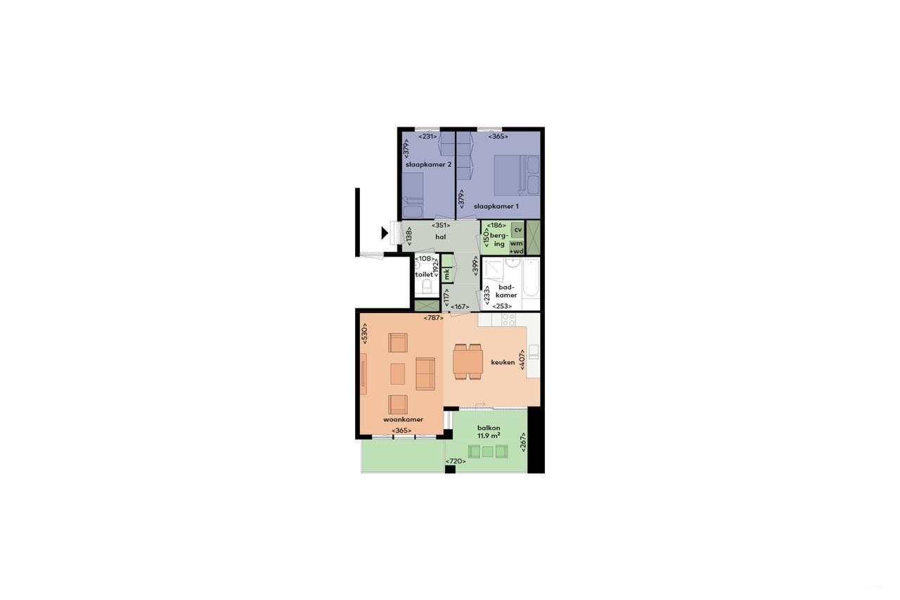 Licht 82m² appartement Leidsche Rijn - Afbeelding 8