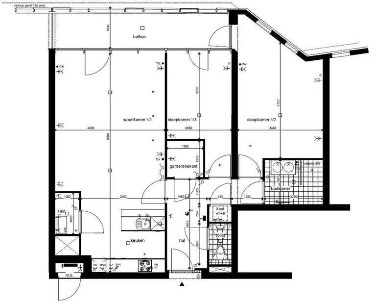 18e etage met balkon bij CS - Afbeelding 20
