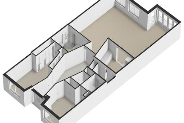113 m² met 2 slaapkamers bij Stadshart - Afbeelding 19