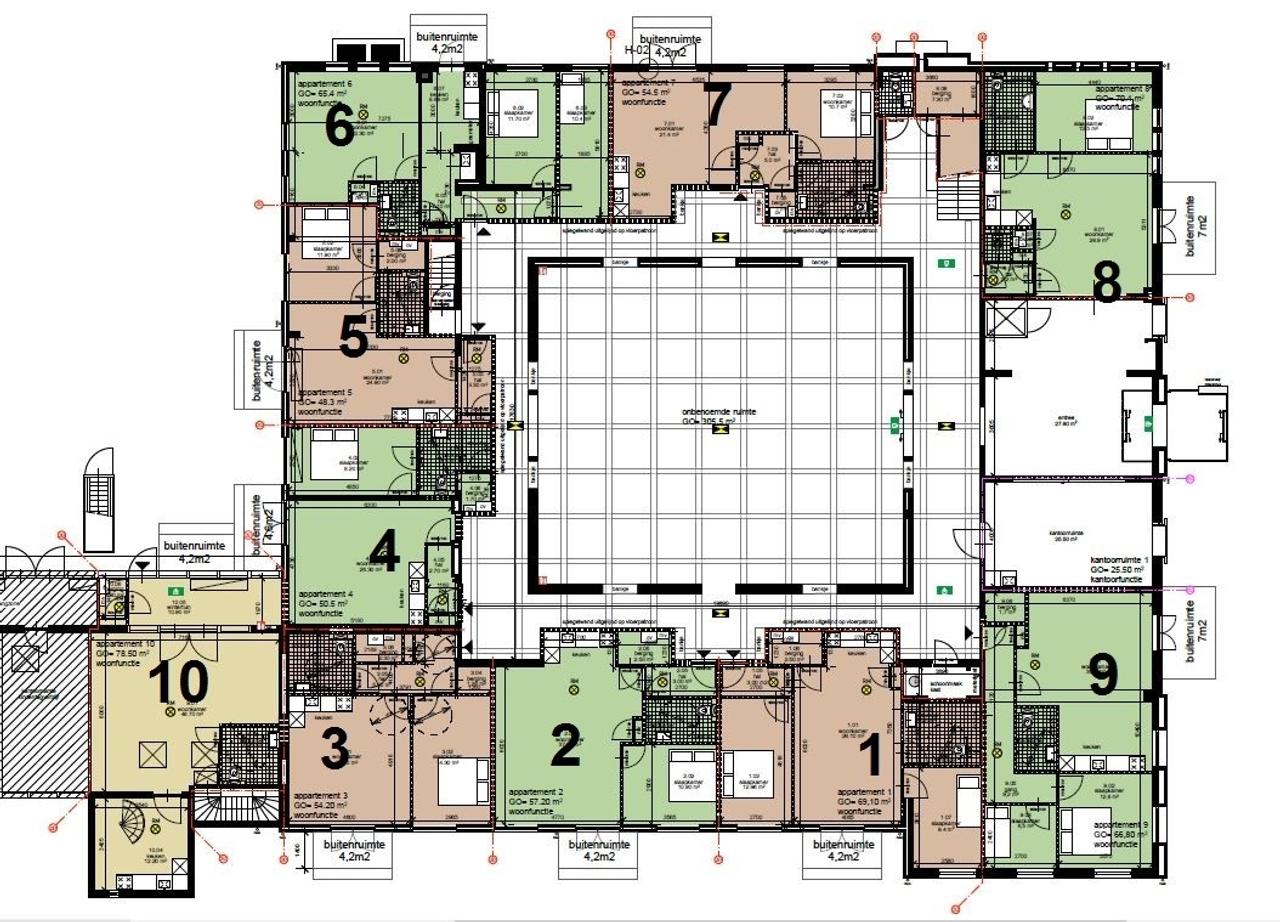 Appartement met terras in hartje Vries - Afbeelding 16
