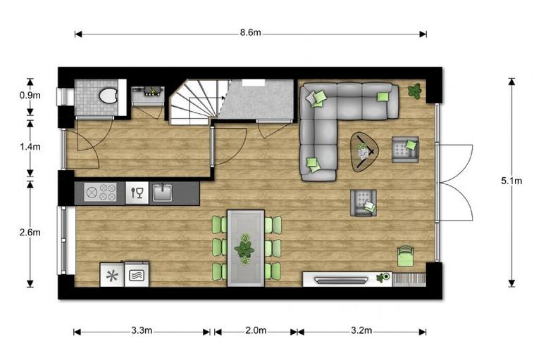 Eengezinswoning met tuin in Tilburg - Afbeelding 3