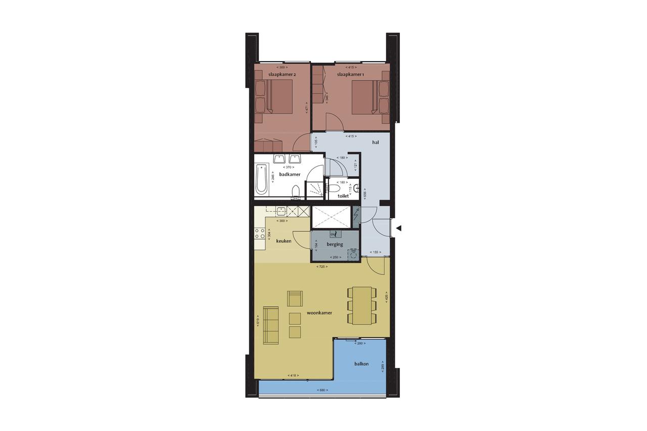 2 Balconies and Parking at Cassandraplein - Image 18