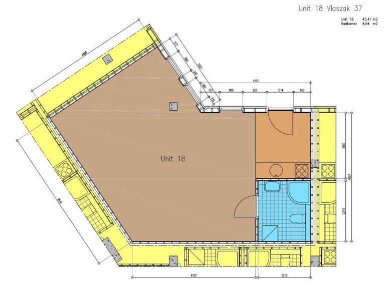 Studio van 47 m² in hartje Bergen op Zoom - Afbeelding 13