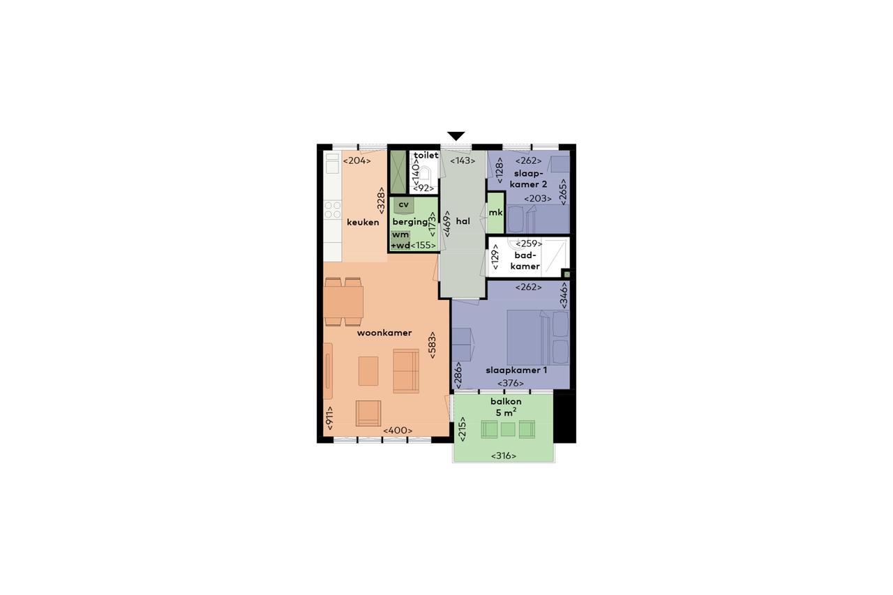 3-kamerappartement met balkon - Afbeelding 5
