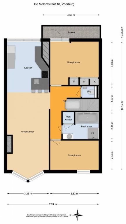 Furnished 2-bedroom apartment in Voorburg - Image 20