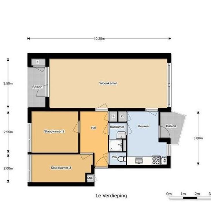 3-room apartment with two balconies - Image 16
