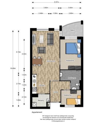 55+ appartement met balkon in Epe - Afbeelding 12