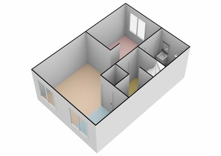 Gemeubileerde studio in rustig centrum - Afbeelding 8