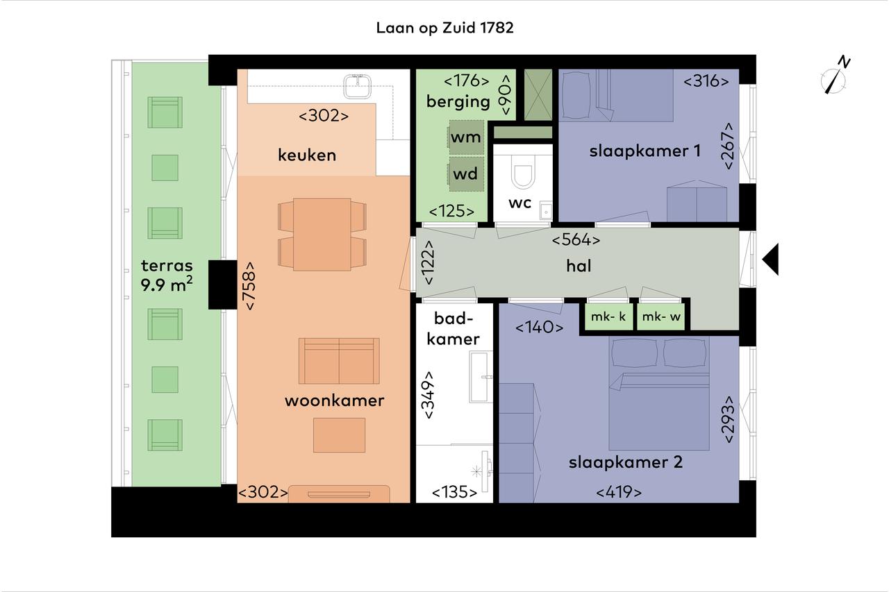 New 2-bedroom apartment with balcony - Image 5