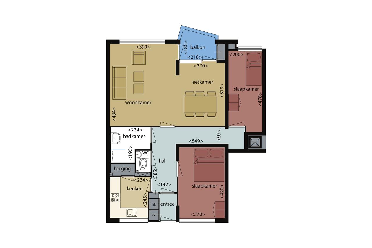 2-bedroom apartment with balcony in Buitenveldert - Image 13