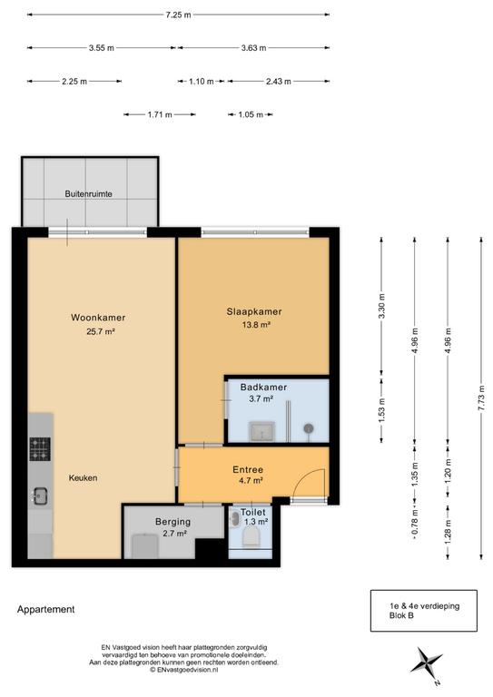 Modern 2-room apartment on IJburg with terrace - Image 8