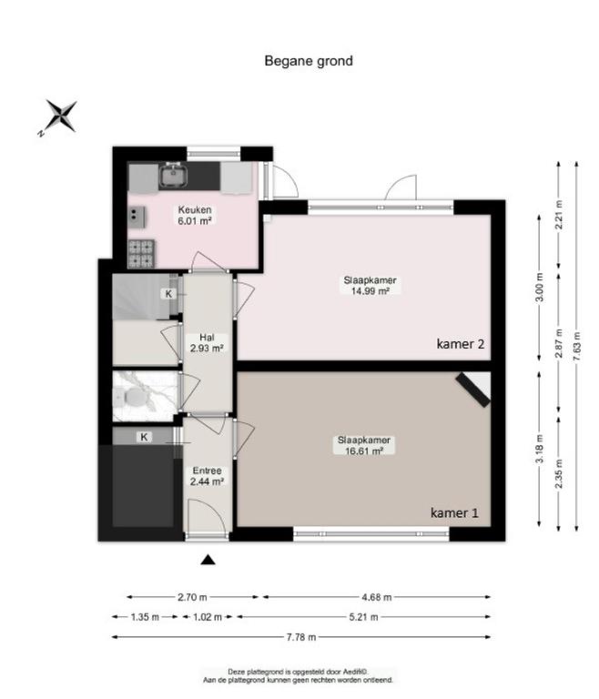 Studentenkamer van 17 m² in Indische Buurt - Afbeelding 17