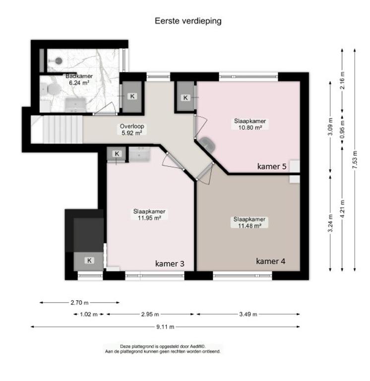 Studentenkamer van 17 m² in Indische Buurt - Afbeelding 18