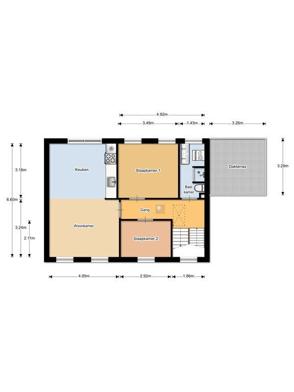 3-room apartment with roof terrace in Alkmaar - Image 19