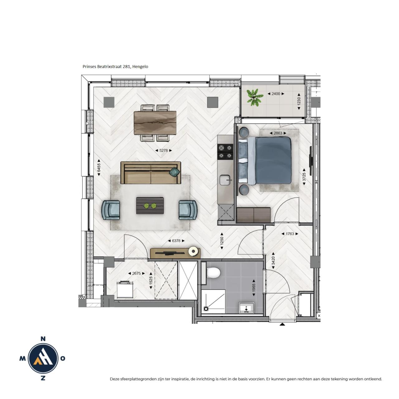 Appartement in centrum Hengelo - Afbeelding 2