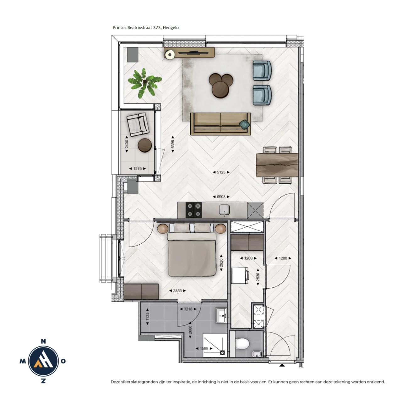 Appartement in centrum Hengelo - Afbeelding 3