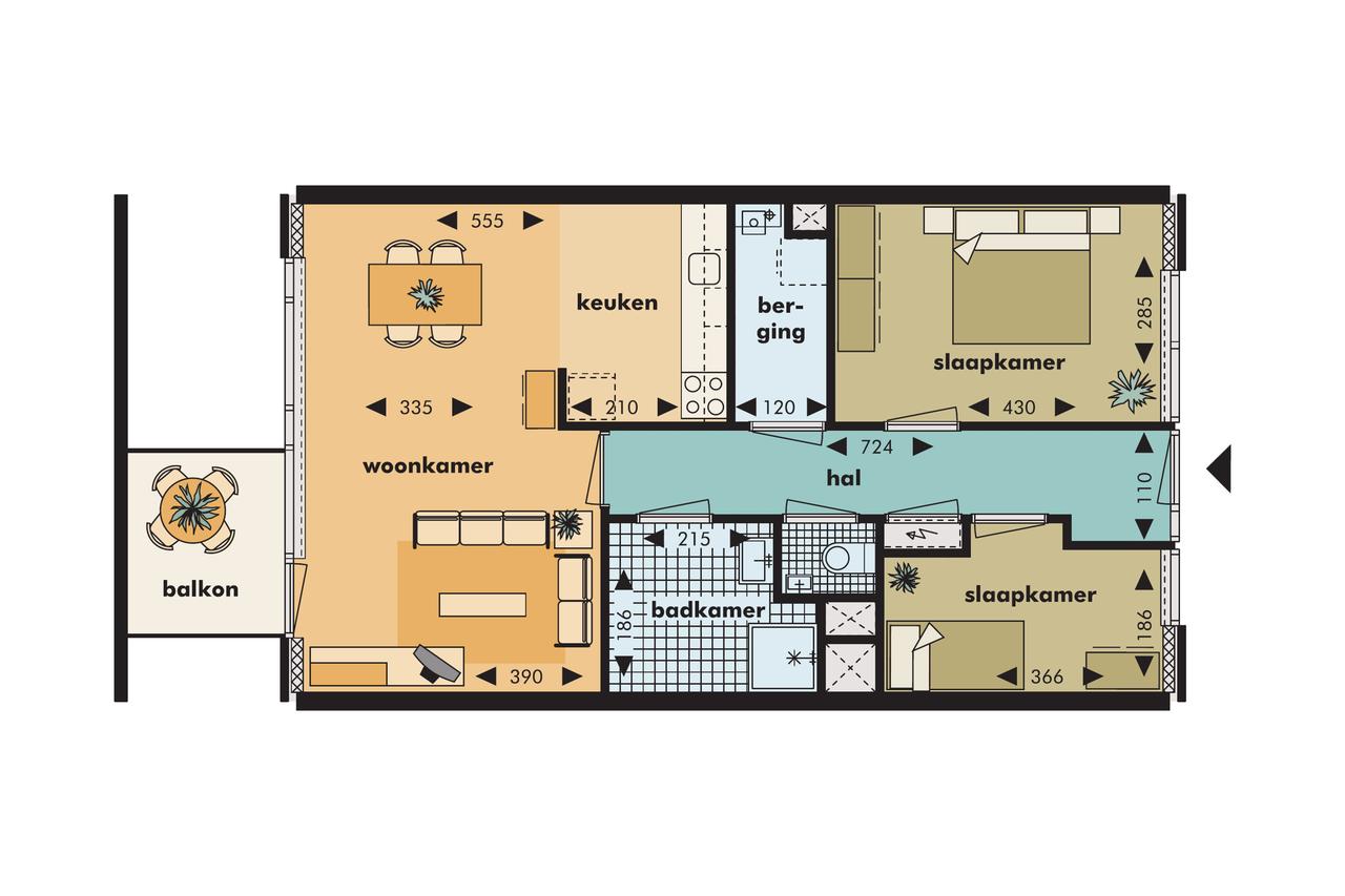 Licht 3-kamer appartement in Getsewoud - Afbeelding 2
