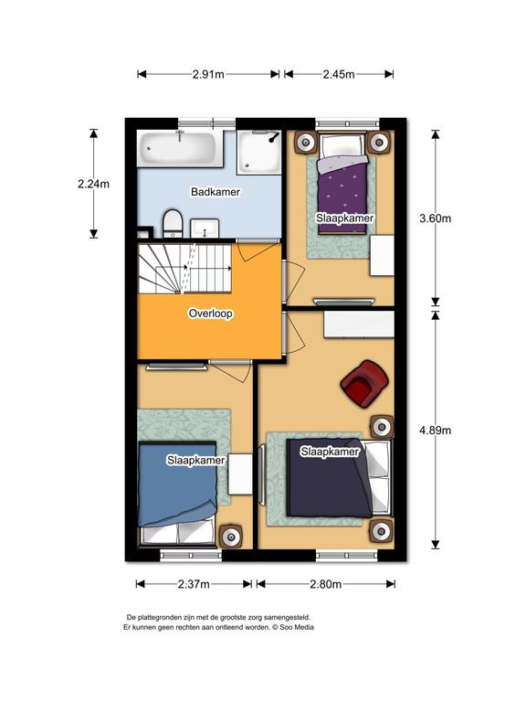 140 m² house with garage in De Overlaet - Image 7