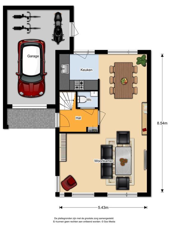 140 m² house with garage in De Overlaet - Image 6